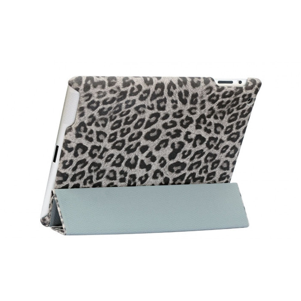 Nuoku RoyalL Luxury Leather Case iPad 2;3;4 Gray