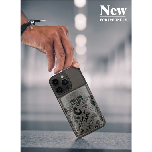 Polo Timothy Leather Case iPhone 15 Plus — Black