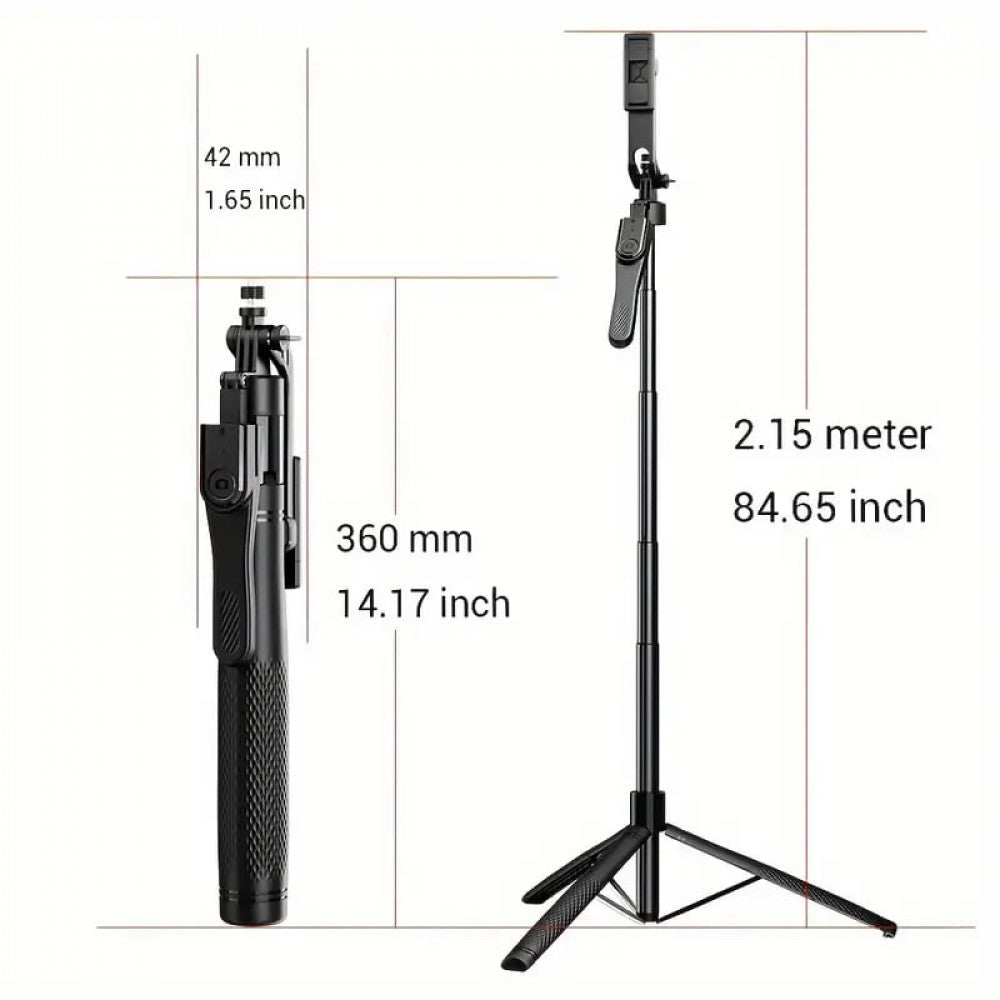 Monopod Tripod K29 ​​215cm Button Bluetooth