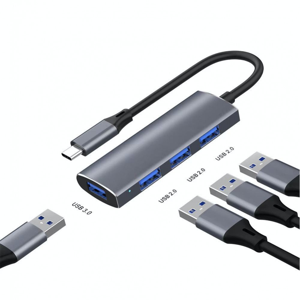 USB C HUB To 4 USB 4 PORT HUB 3.0