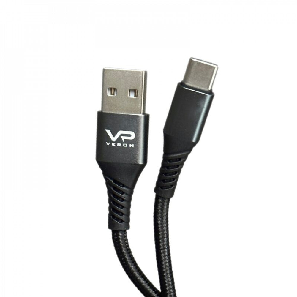 Кабель USB C 3A (2m) — Veron NC09 Nylon