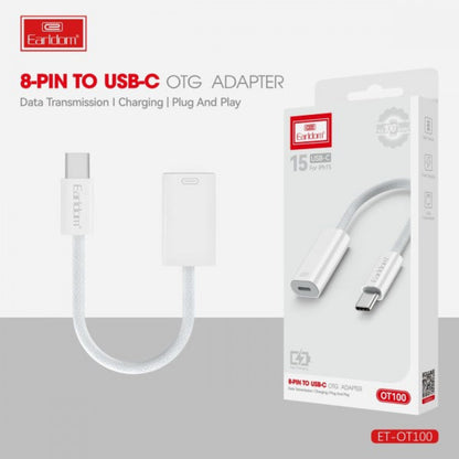 Adapter OTG USB C To 8-Pin Earldom ET-OT100