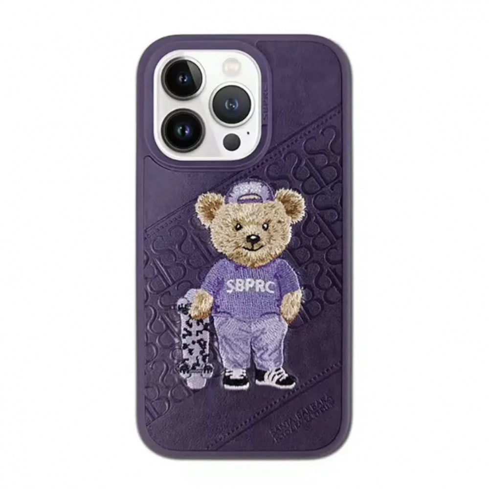 Polo Crete Leather Case iPhone 14 Pro Max — Purple
