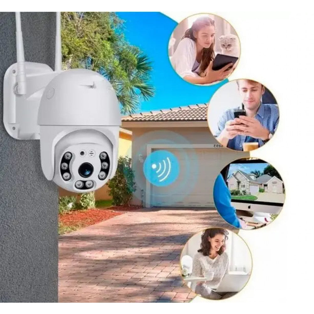 IP WiFi Camera 2MP Q6 ICSEE (IP66. app. complete set. with charger)