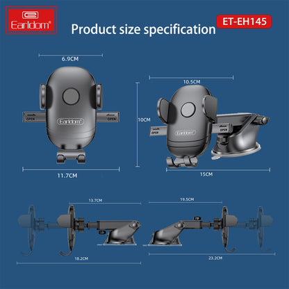 Автотримач розсувний на присосці Earldom ET-EH145