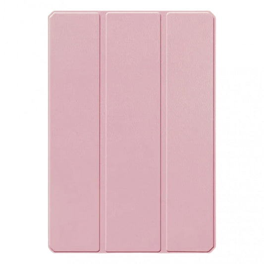 Tri-fold flat with pen slot Book Case iPad 9,7"  — Pink