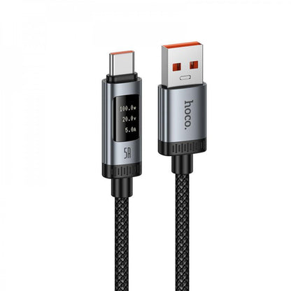 Кабель USB C 5A 100W (1m) Hoco U148