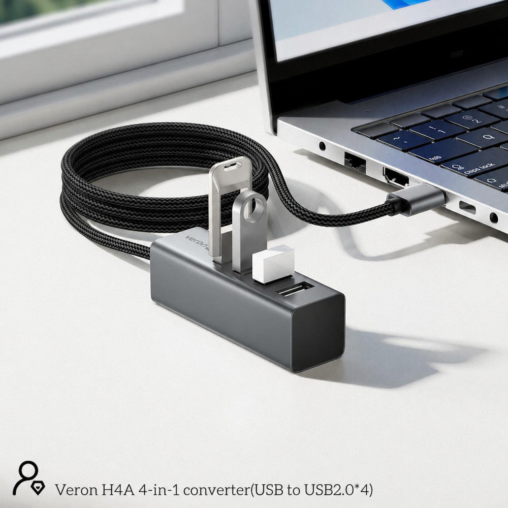 USB-хаб Veron H4A, USB-A → 4 × USB-A