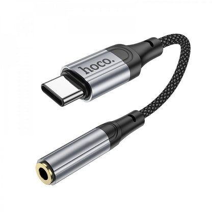 Adapter USB C To 3.5mm Hoco LS36 — Black