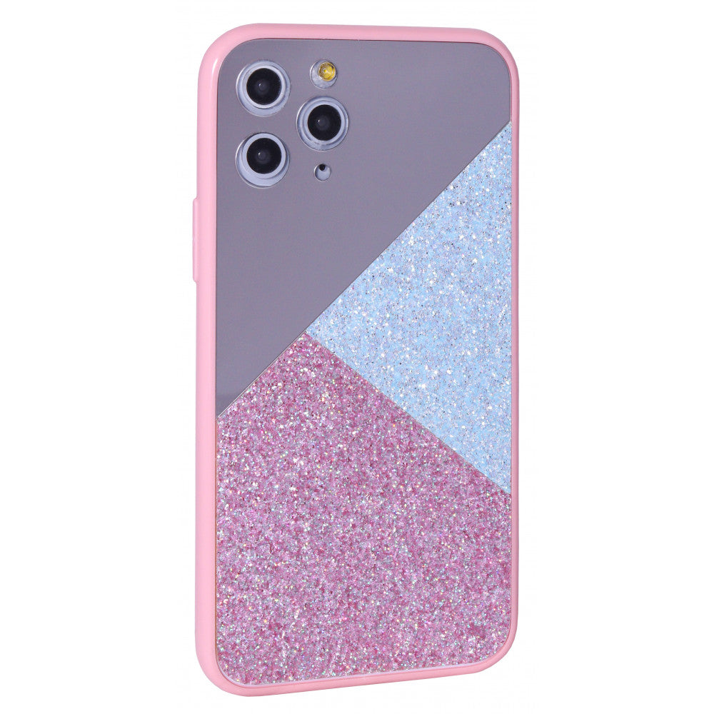 The Bling Mirror TPU Case —  iPhone 11 Pro — Pink Sand