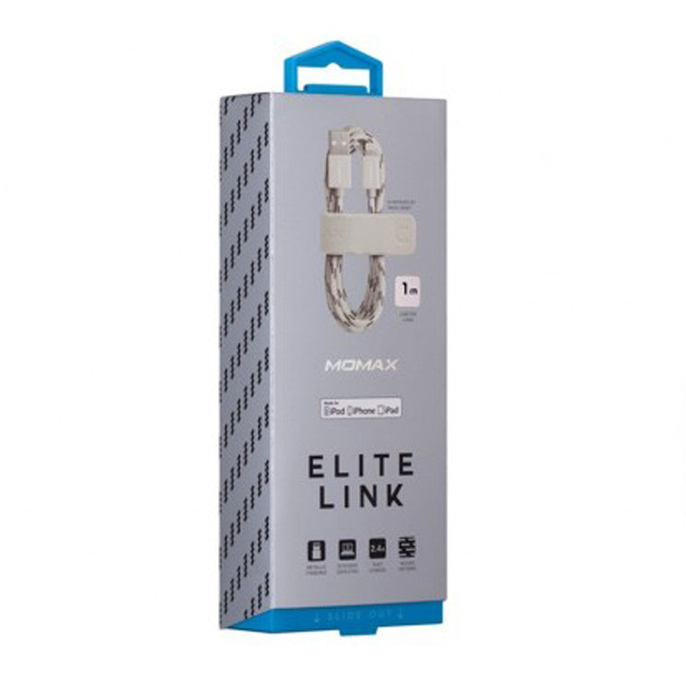 Кабель Lightning 2.4A (0.18m) Momax DL5 - Rose