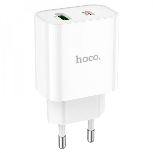 Home Charger | 20W | PD | QC3.0 — Hoco C80A — White