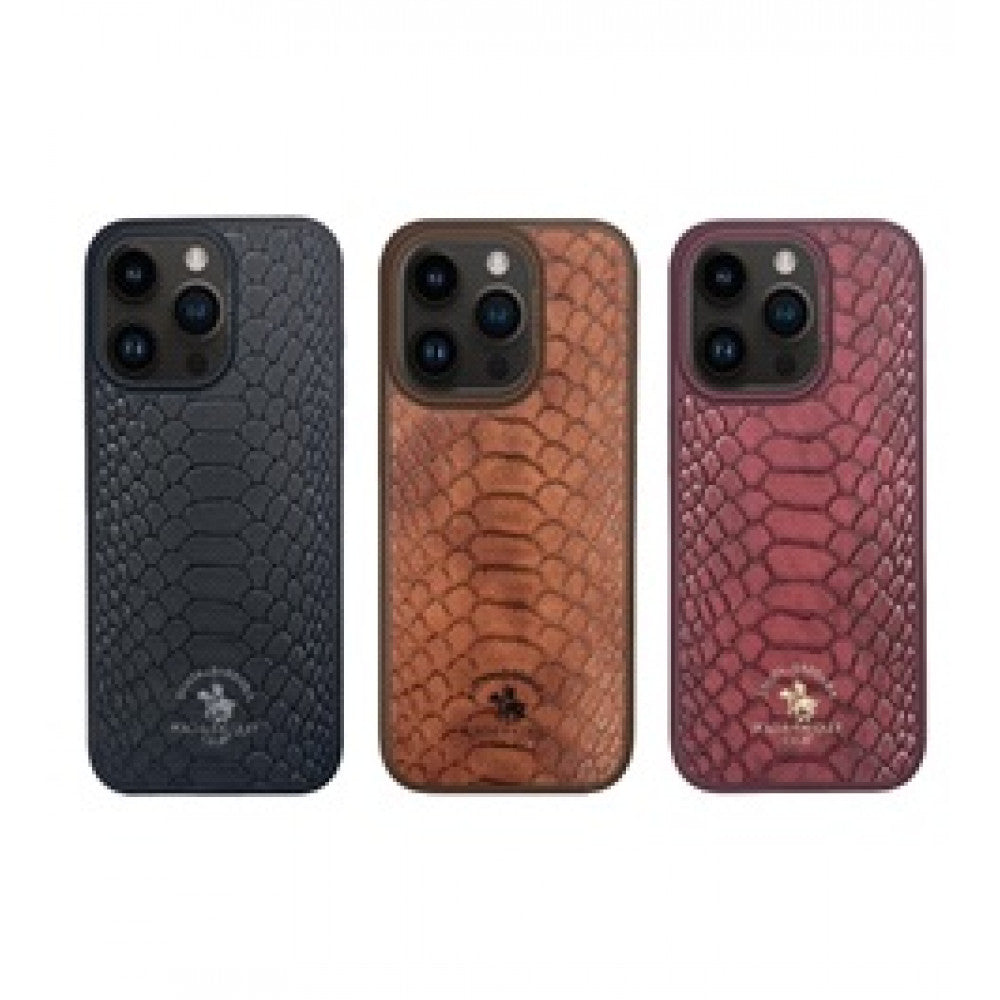 Polo Knight Leather Case iPhone 15 Pro - Red