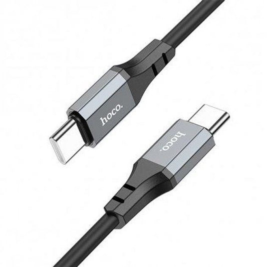 Кабель USB C to C 60W (1m) — Hoco X86 — Black
