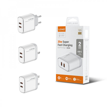 Home Charger 35W 2C Ldnio A2528C White