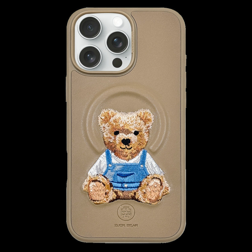 Polo Everley Leather Case iPhone with Magsafe 16 Pro Max — Champaign Gold