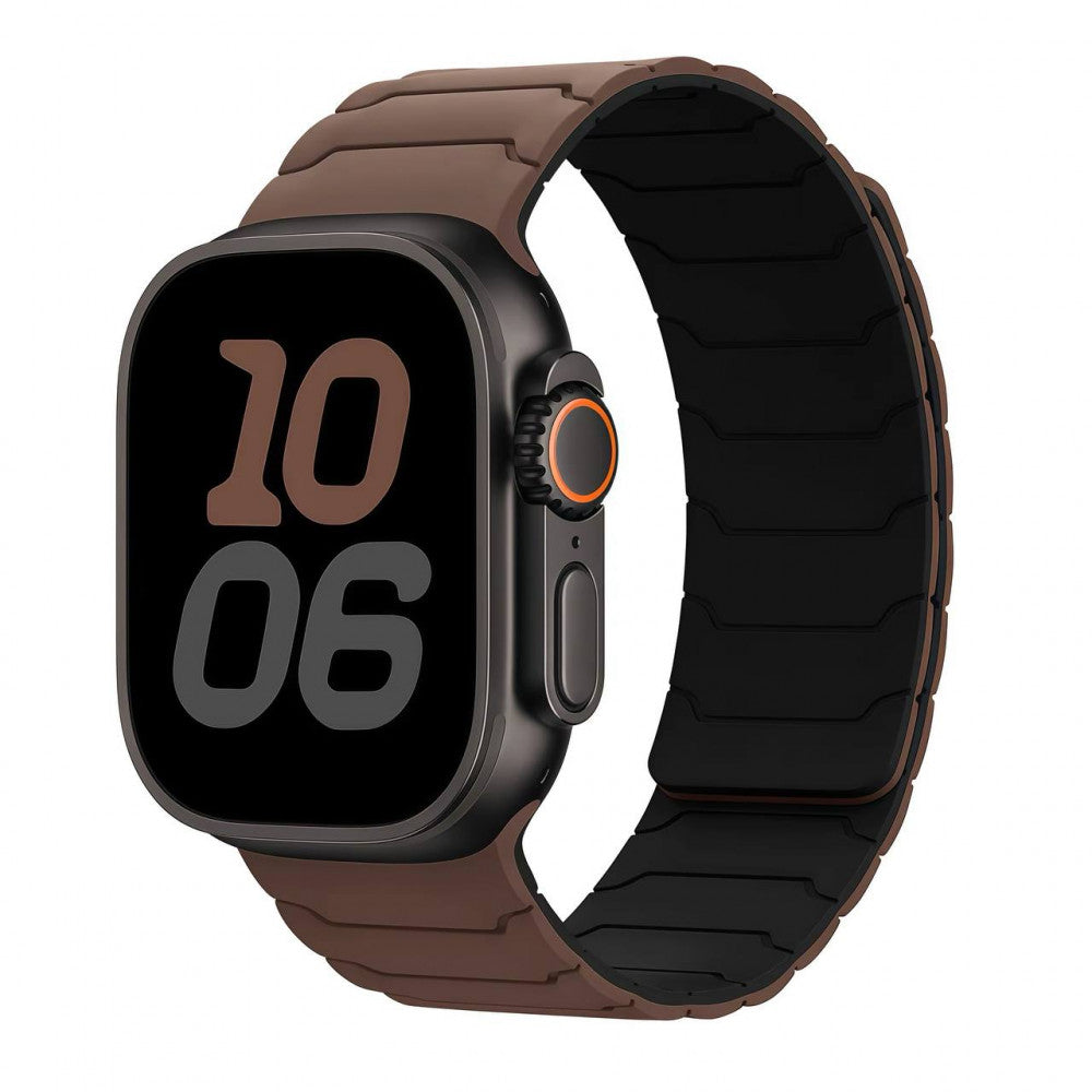 Ремінець Armor Magnetic Band — Apple Watch 38 mm | 40 mm | 41 mm — Chocolate&Black