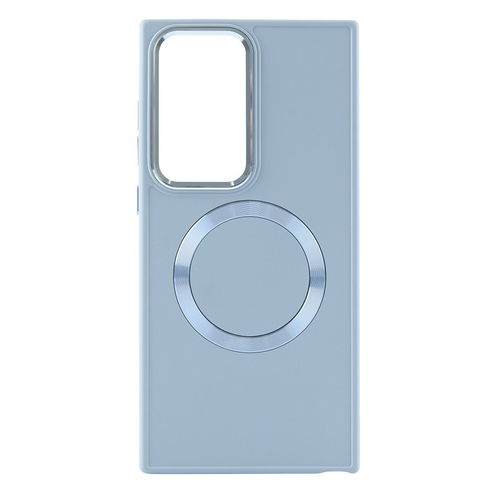 Metal Style Case with MagSafe — Samsung S23 Ultra — Light Blue