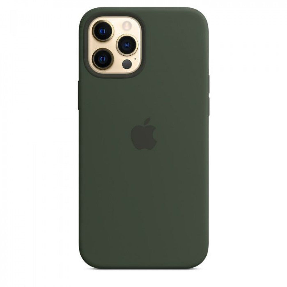 Original Silicone Case Full Size iPhone 12 ; 12 Pro 6.1" — Cactus (61)