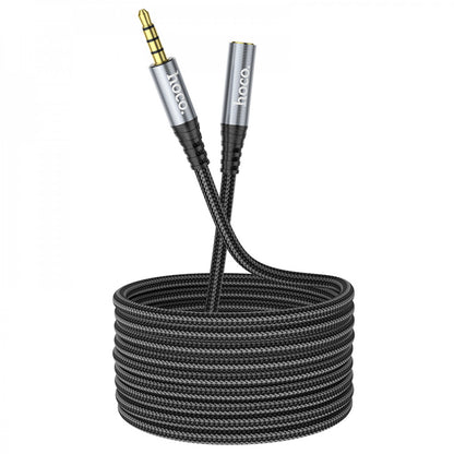 Cable Aux (Male to Female) (2m) Hoco UPA20 — Metal Gray