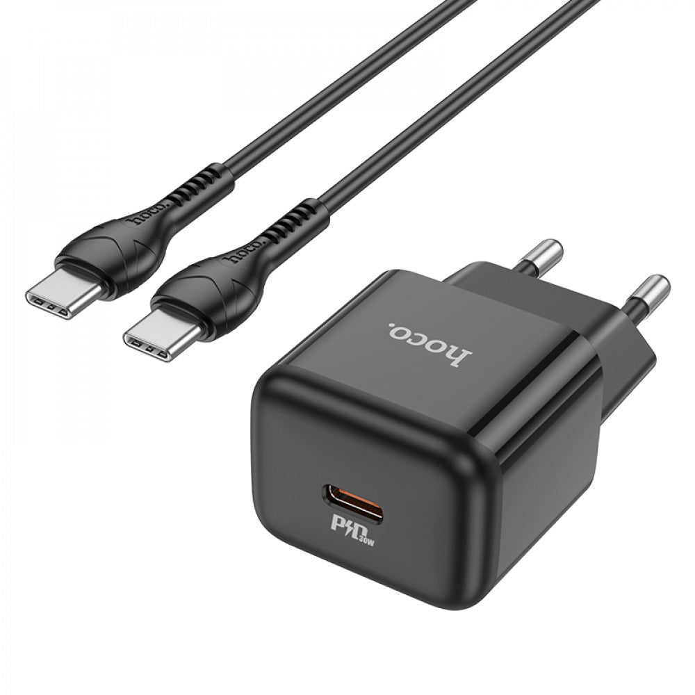Зарядное устройство Home Charger 30W PD C to C Cable (1m) Hoco N32 Glory