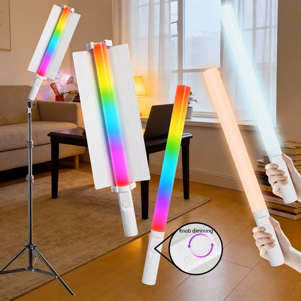 Лампа LED видео Handheld Fill Light Stick Jmary MJ-27 RGB 37 cm