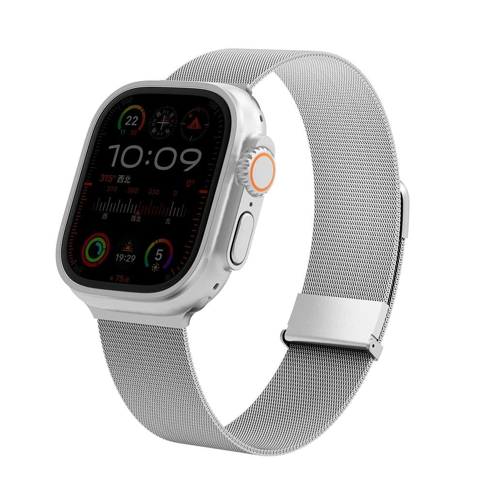 Ремешок WiWU Wi-WB302, Apple Watch 42/44/45/49 мм — Silver