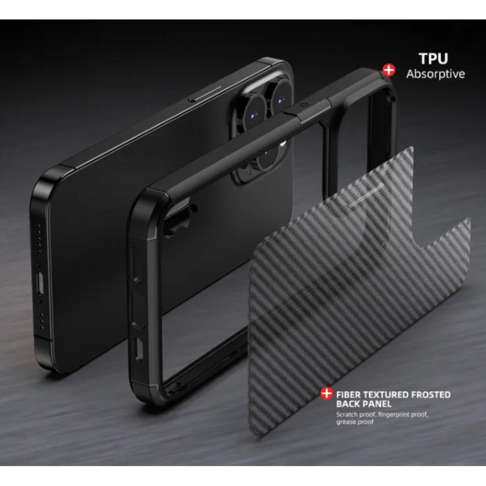 Накладка Чехлы Ipaky Carbon Fiber Case iPhone 14 Pro Max