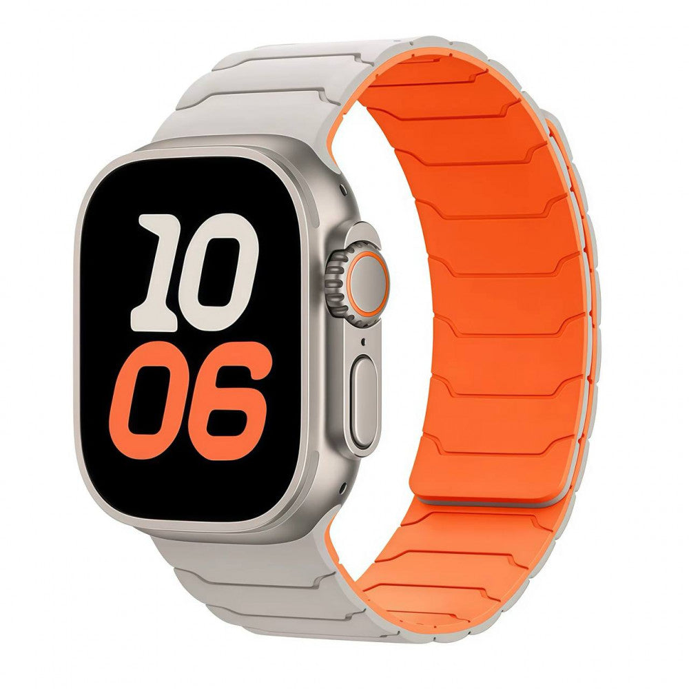 Ремінець Armor Magnetic Band — Apple Watch 38 mm | 40 mm | 41 mm — Starlight&Orange