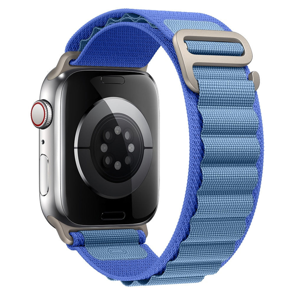 Ремінець Alpine Loop Design Apple Watch 38 mm 40 mm 41 mm — Ice Blue