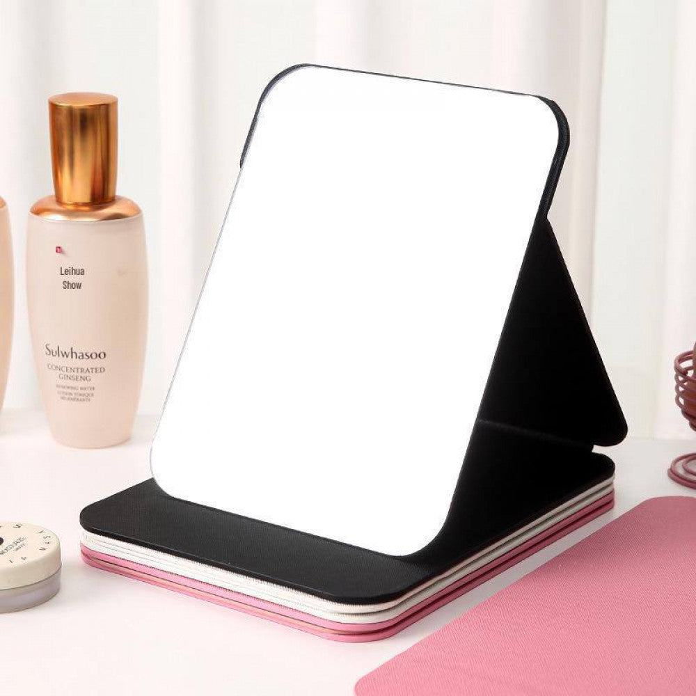 Зеркало с LED подсветкой Folding makeup mirror 806 — Black