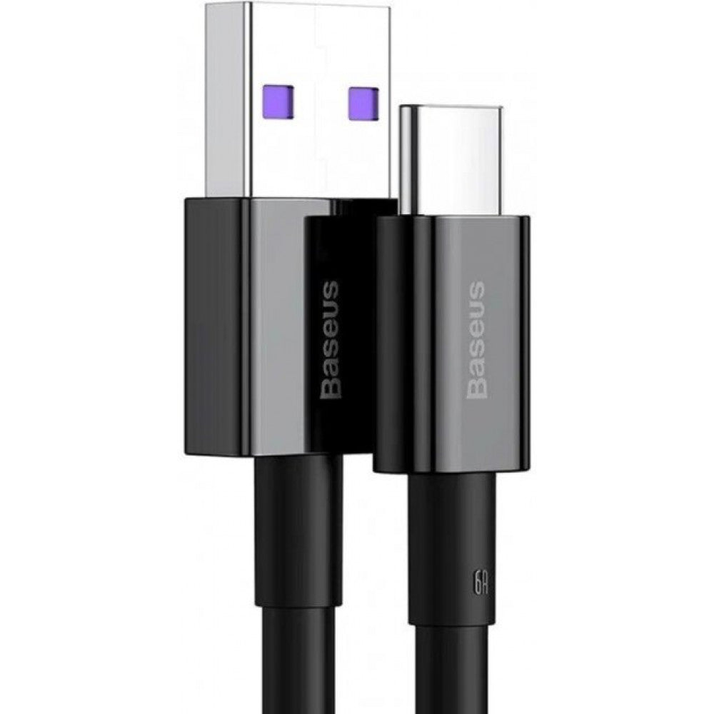 Кабель USB C 66W (1m) — Baseus (CATYS) Superior Series — CATYS-01 Black