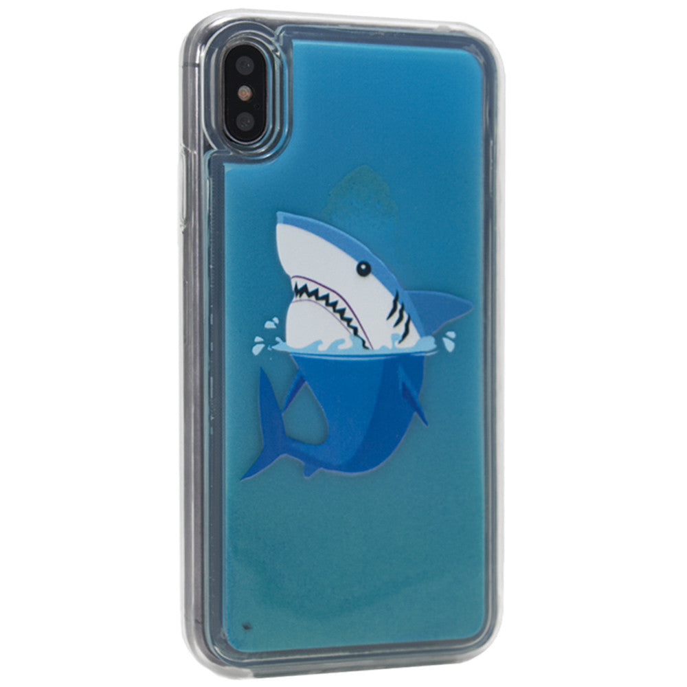 Liquid Glow Night With Print TPU Case Huawei P20 2019 — Shark