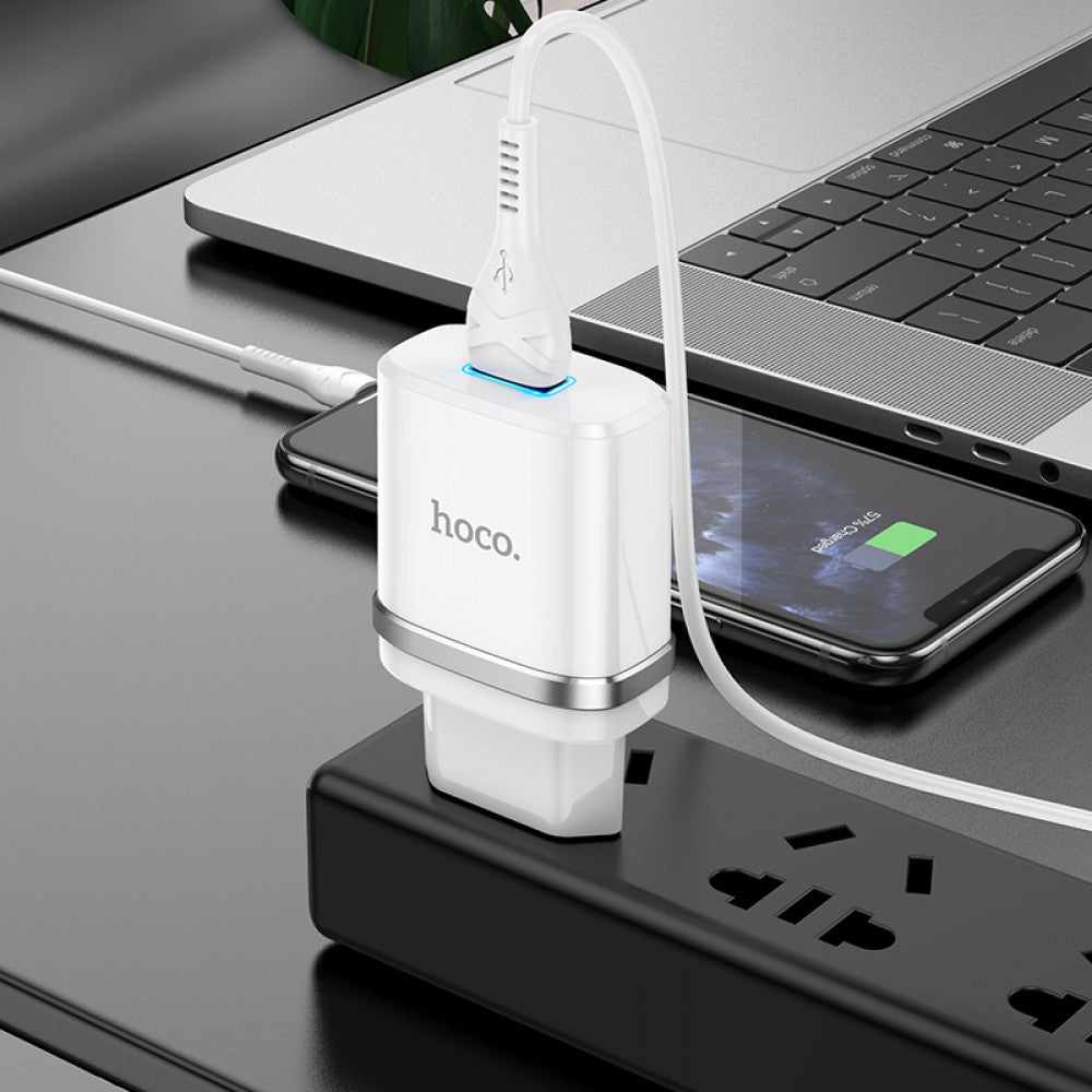 Home Charger 2.4A 1U Hoco N1 — Black