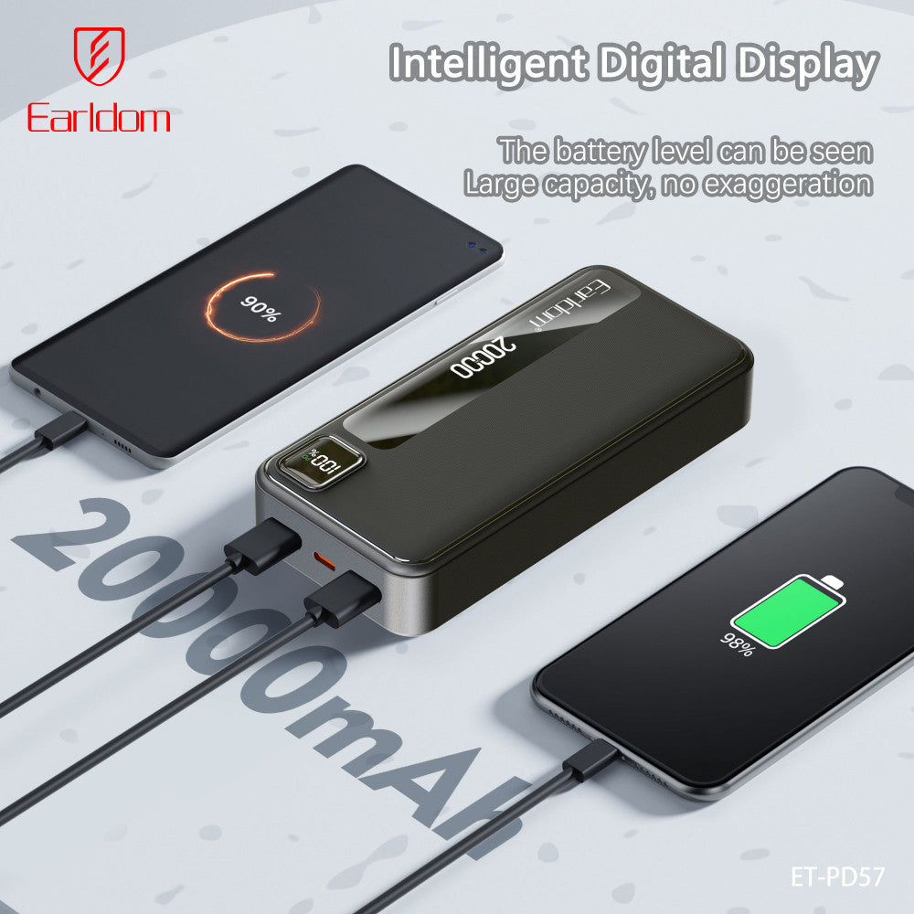 Power Bank 20000 mAh — Earldom ET-PD57