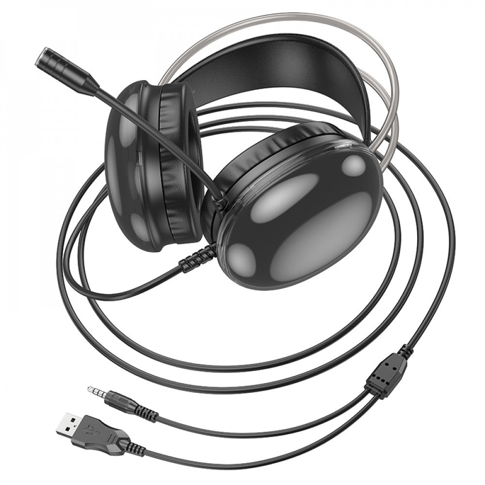 Gaming Headset - Hoco W109 - Black