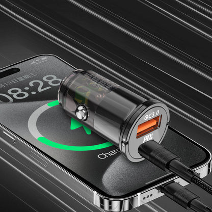 Car Charger 30W 1U 1C Earldom ES-CC46