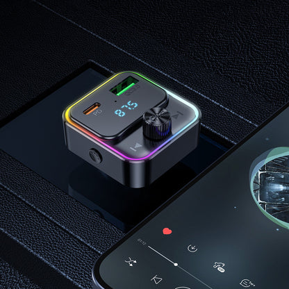 Fm Transmitter MP3 | Car Charger | 3.0A | PD30W | 1U — Hoco E81 — Black
