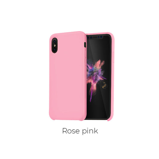 Hoco Pure Series Protective Case Apple iPhone X ; Apple iPhone Xs Rose Pink