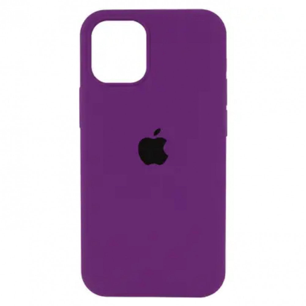 Original Silicone Case Full Size iPhone 14 Plus 6.7" — Berry Purple (77)