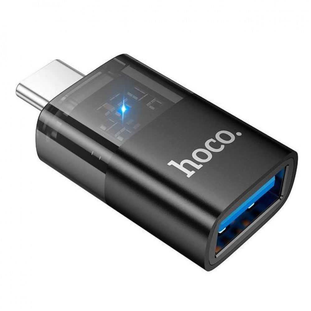 Adapter OTG USB C To USB Hoco UA36B — Black