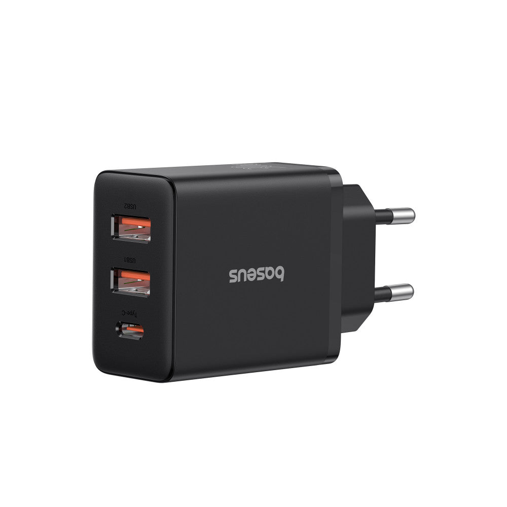 Home Charger | 30W | 2U | 1C — Baseus (P10111402113-00) Compact Quick Charger