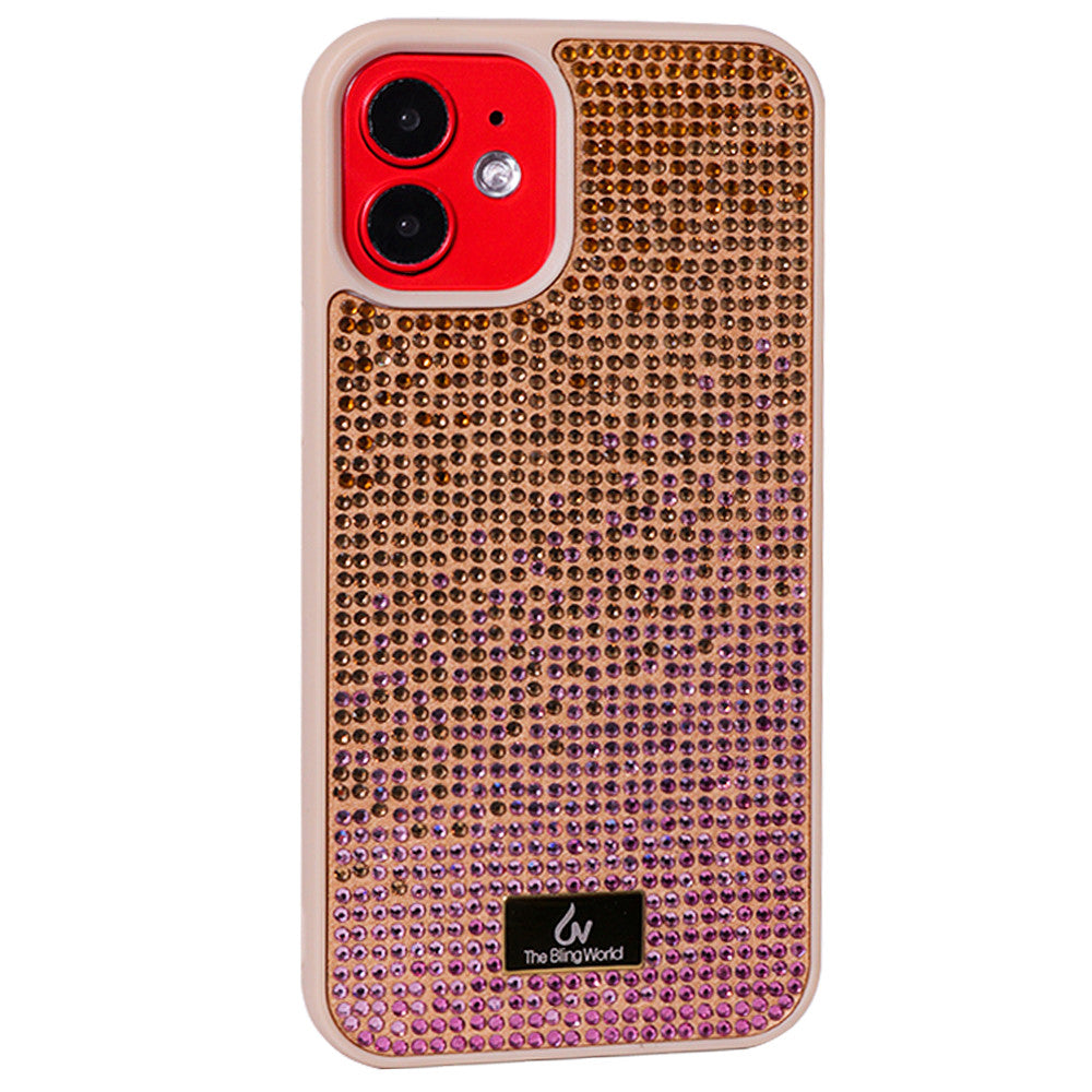 Bling World Luxury Rainbow Diamond TPU Case iPhone 12 Mini 5.4" 