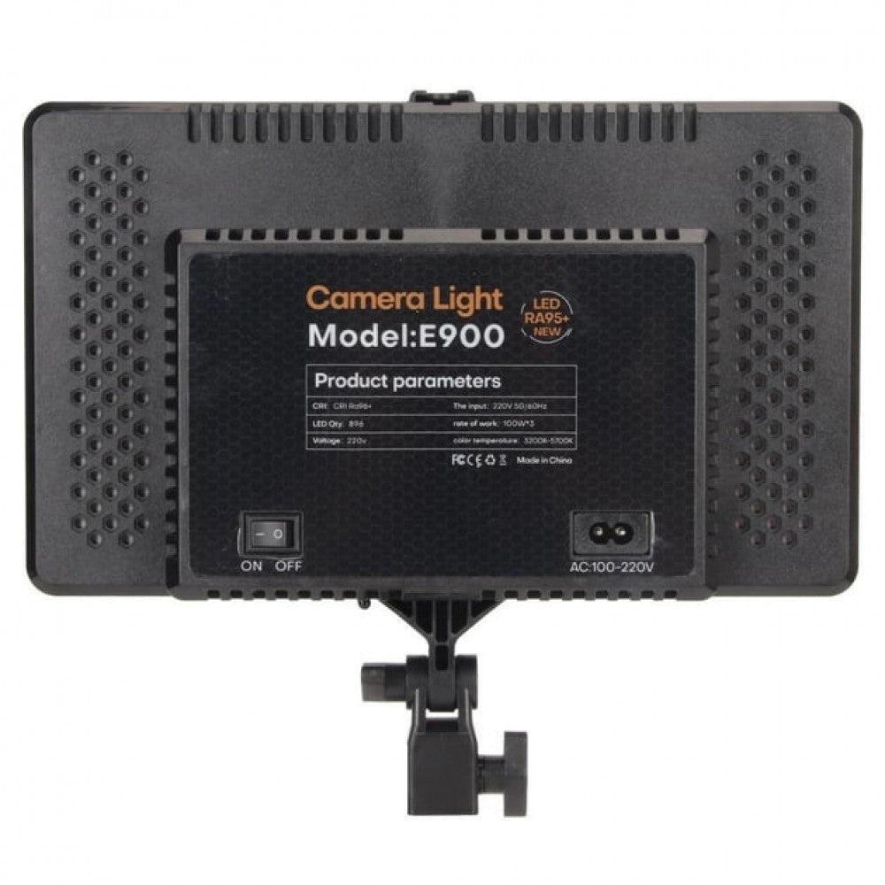 Лампа відеосвітло LED E900 with display 30x17 cm 768 Lights 3000K-6500K Remote