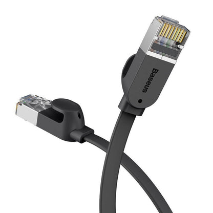 Six types of RJ45 Gigabit network cable 8m Baseus (PCWL-E01) high Speed (flat cable) Black — PCWL-E01 Black