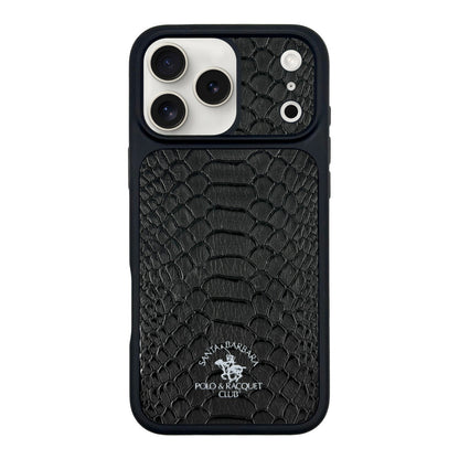 Накладка Чехлы Polo Knight Leather Case iPhone 17 Pro — Black