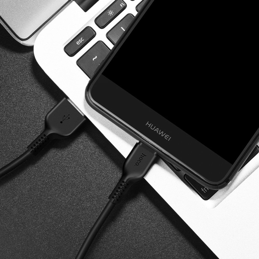 Кабель USB C 2A (1m) Hoco X13 — Black