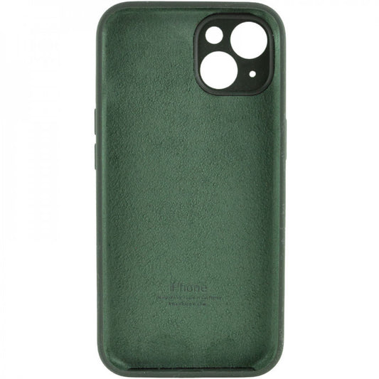 §Original Silicone Case with protective camera — iPhone 13 — Dark Green (48)