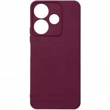 Original Silicone Case Xiaomi Redmi Note 14 4G — Maroon