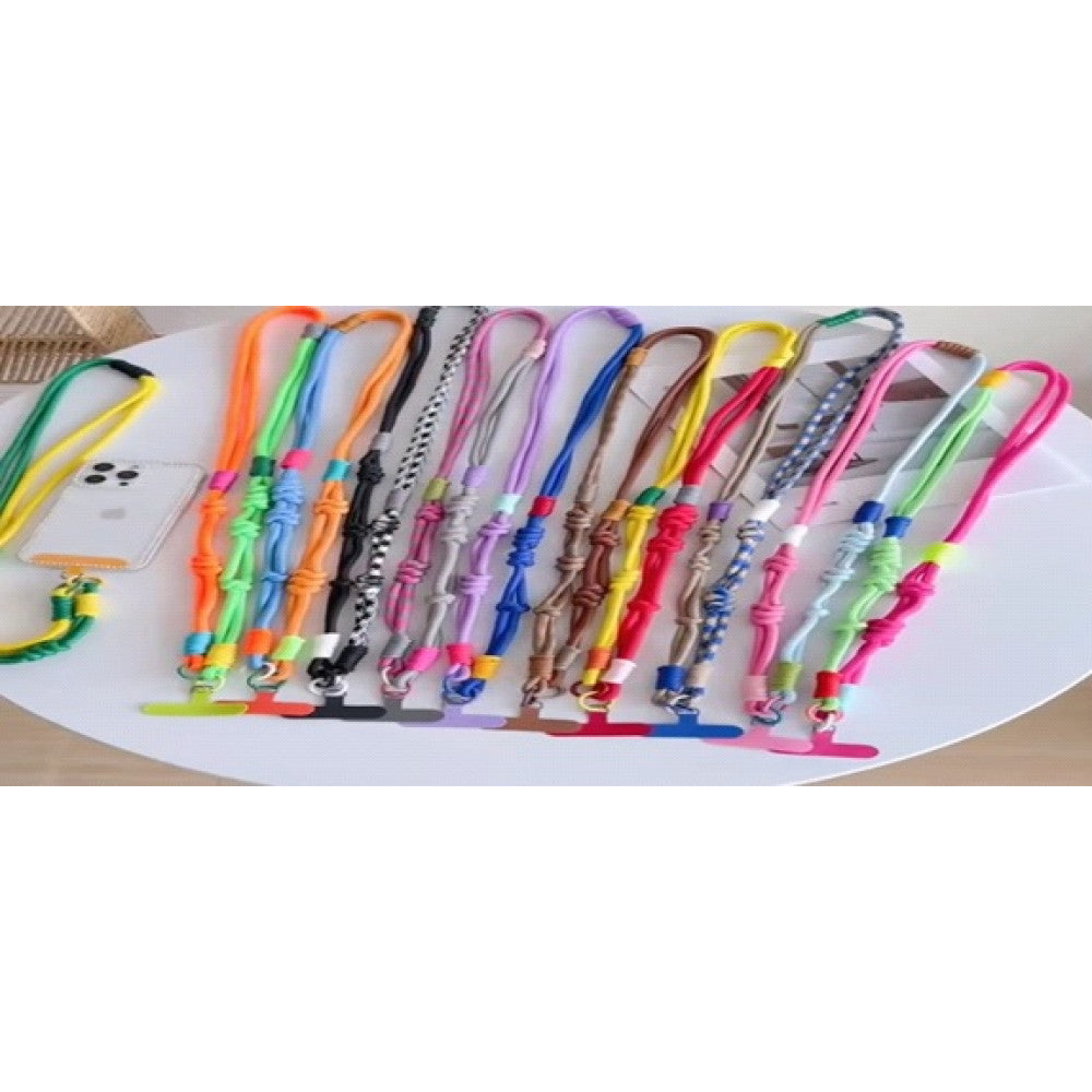 Шнурок на шею «Node» — Blue & Pink